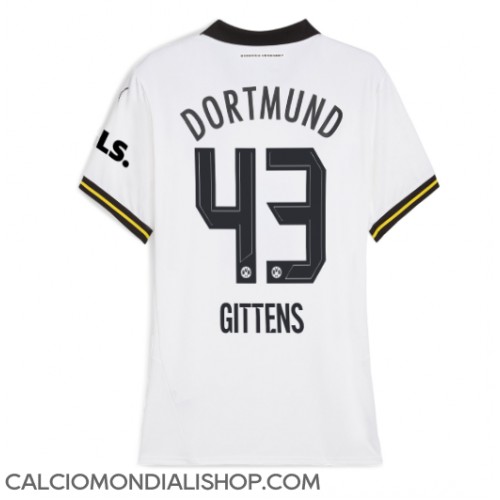 Maglie da calcio Borussia Dortmund Jamie Bynoe-Gittens #43 Terza Maglia Femminile 2024-25 Manica Corta